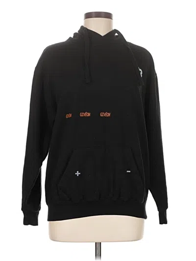 Pre-owned Assorted Brands Pullover Hoodie In Black
