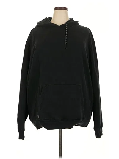 Pre-owned Assorted Brands Pullover Hoodie In Black