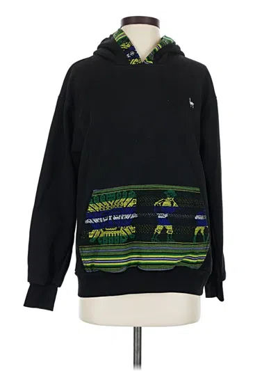 Pre-owned Assorted Brands Pullover Hoodie In Black