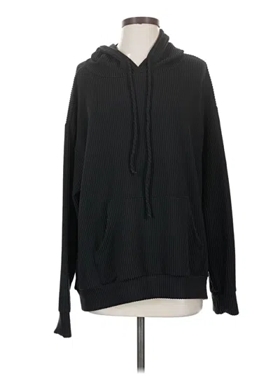 Pre-owned Assorted Brands Pullover Hoodie In Black