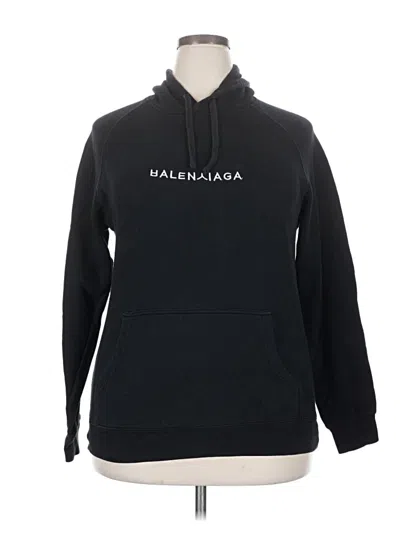 Pre-owned Assorted Brands Pullover Hoodie In Black