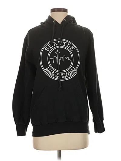 Pre-owned Assorted Brands Pullover Hoodie In Black