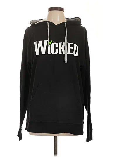 Pre-owned Assorted Brands Pullover Hoodie In Black
