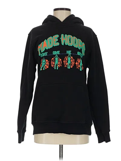 Pre-owned Assorted Brands Pullover Hoodie In Black