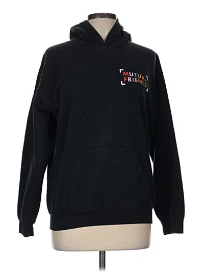 Pre-owned Assorted Brands Pullover Hoodie In Black