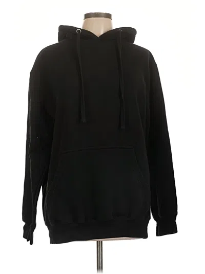 Pre-owned Assorted Brands Pullover Hoodie In Black