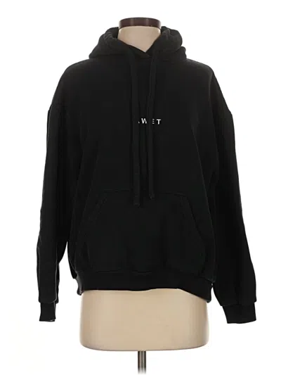 Pre-owned Assorted Brands Pullover Hoodie In Black