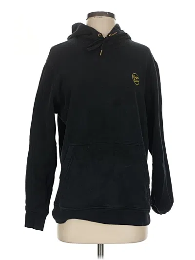 Pre-owned Assorted Brands Pullover Hoodie In Black