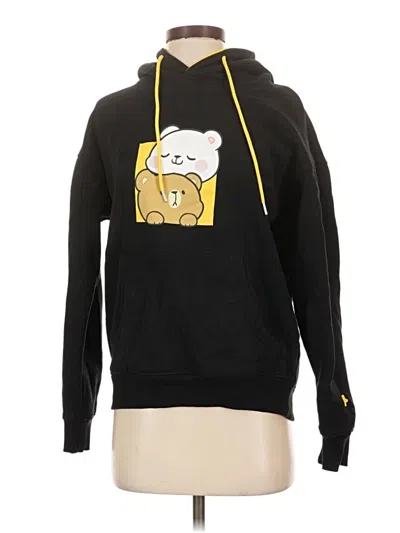 Pre-owned Assorted Brands Pullover Hoodie In Black