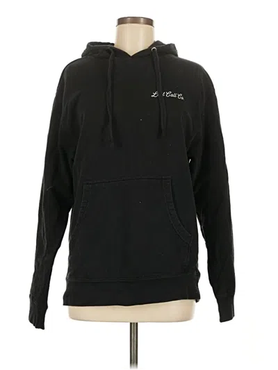 Pre-owned Assorted Brands Pullover Hoodie In Black