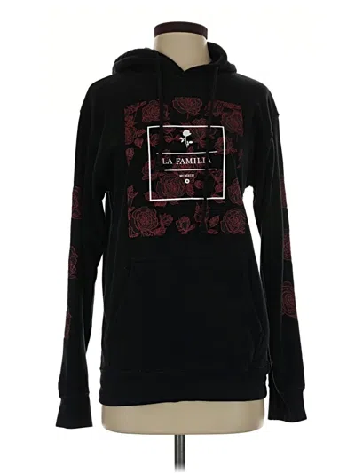 Pre-owned Assorted Brands Pullover Hoodie In Black