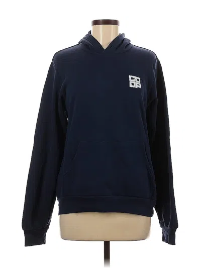 Pre-owned Assorted Brands Pullover Hoodie In Blue