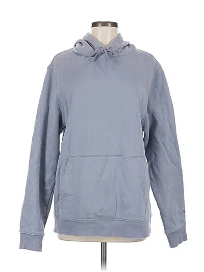 Pre-owned Assorted Brands Pullover Hoodie In Blue