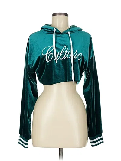 Pre-owned Assorted Brands Pullover Hoodie In Blue