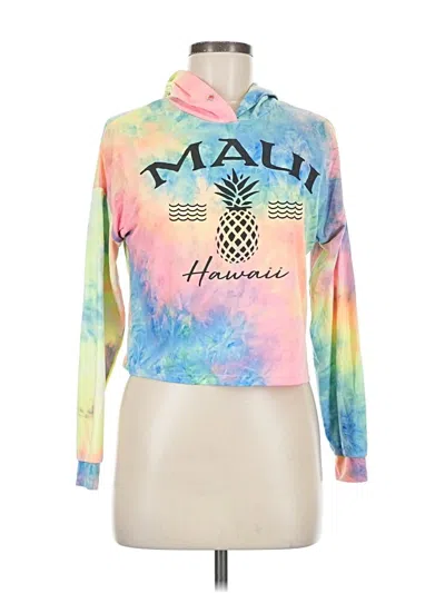 Pre-owned Assorted Brands Pullover Hoodie In Blue