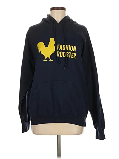 Pre-owned Assorted Brands Pullover Hoodie In Blue