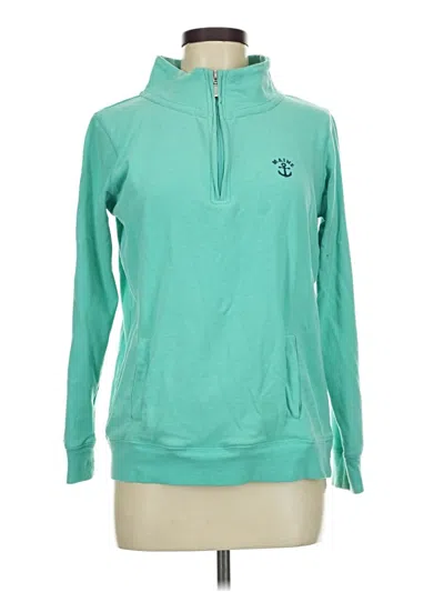 Pre-owned Assorted Brands Pullover Hoodie In Blue