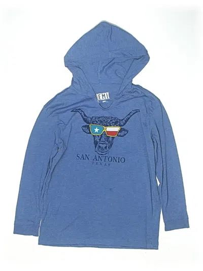 Pre-owned Assorted Brands Kids' Pullover Hoodie In Blue