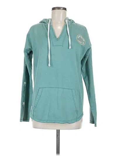 Pre-owned Assorted Brands Pullover Hoodie In Blue