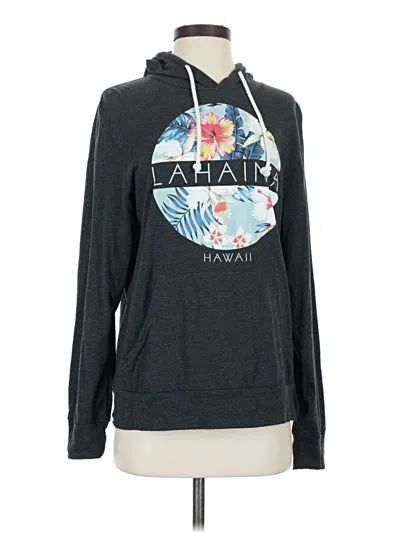 Pre-owned Assorted Brands Pullover Hoodie In Blue
