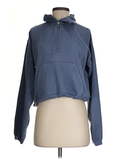 Pre-owned Assorted Brands Pullover Hoodie In Blue