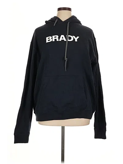Pre-owned Assorted Brands Pullover Hoodie In Blue