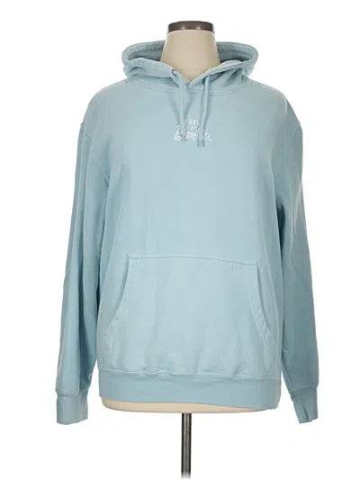 Pre-owned Assorted Brands Pullover Hoodie In Blue