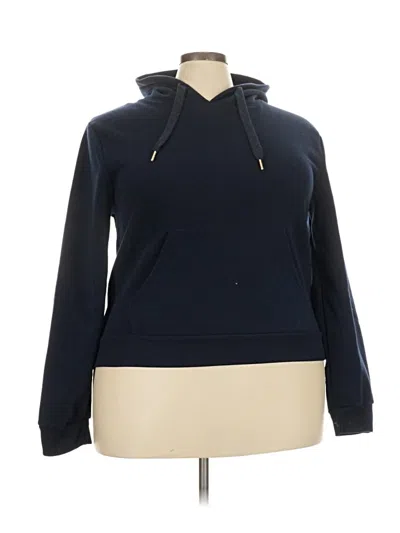Pre-owned Assorted Brands Pullover Hoodie In Blue