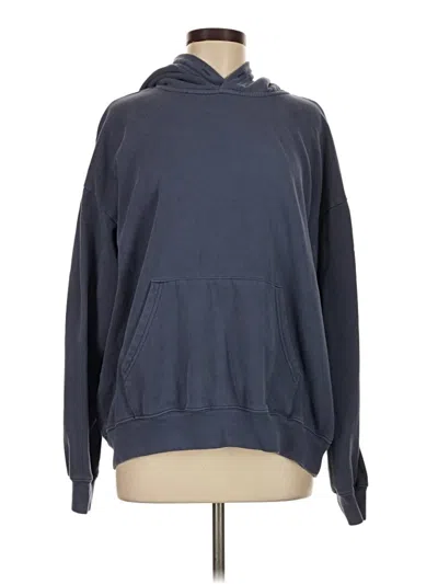 Pre-owned Assorted Brands Pullover Hoodie In Blue