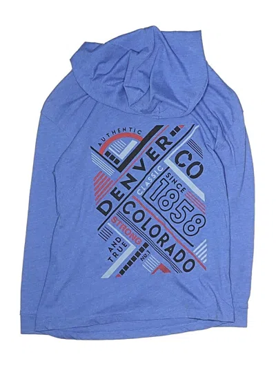 Pre-owned Assorted Brands Kids' Pullover Hoodie In Blue