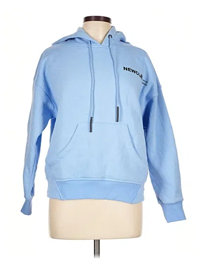 Pre-owned Assorted Brands Pullover Hoodie In Blue