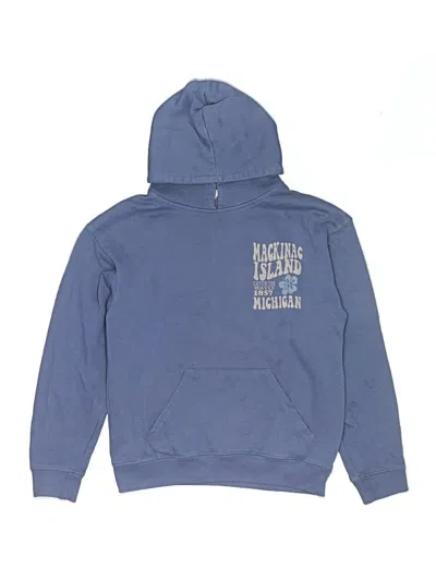 Pre-owned Assorted Brands Kids' Pullover Hoodie In Blue