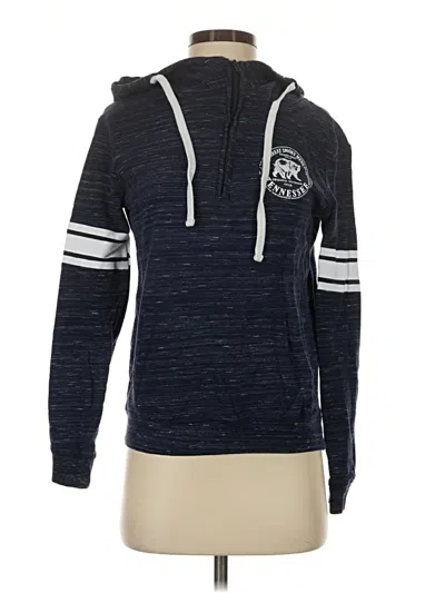 Pre-owned Assorted Brands Pullover Hoodie In Blue