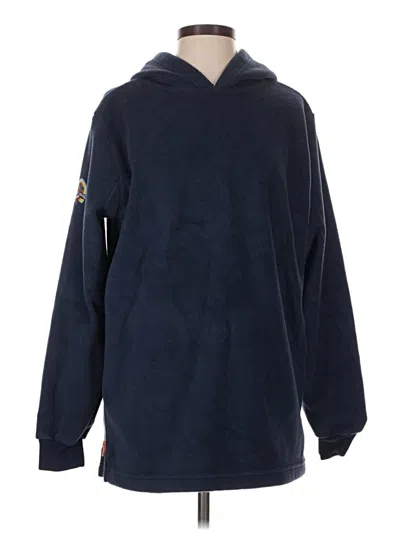 Pre-owned Assorted Brands Pullover Hoodie In Blue