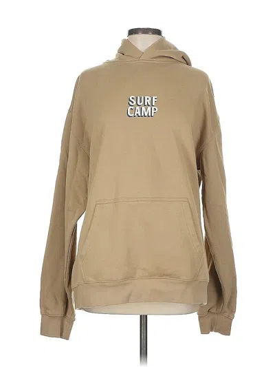 Pre-owned Assorted Brands Pullover Hoodie In Brown