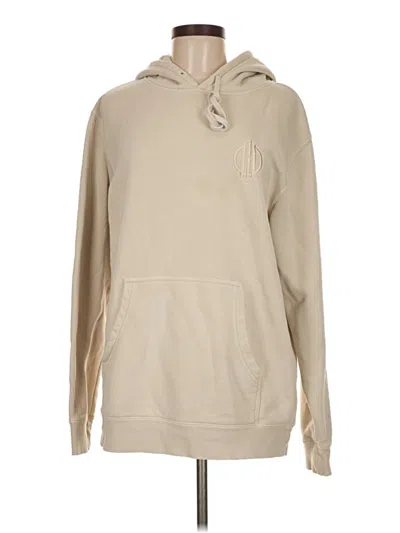 Pre-owned Assorted Brands Pullover Hoodie In Brown