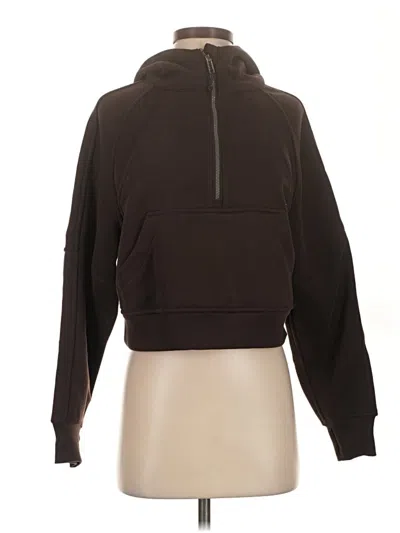 Pre-owned Assorted Brands Pullover Hoodie In Brown