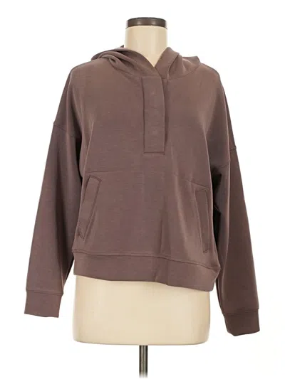 Pre-owned Assorted Brands Pullover Hoodie In Brown