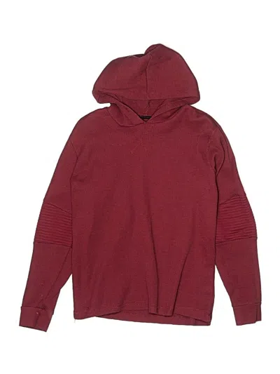 Pre-owned Assorted Brands Kids' Pullover Hoodie In Burgundy