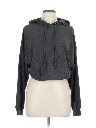 Pre-owned Assorted Brands Pullover Hoodie In Gray