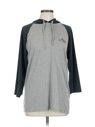 Pre-owned Assorted Brands Pullover Hoodie In Gray