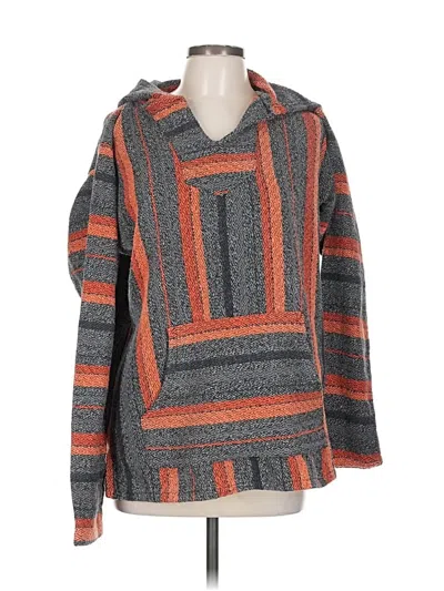 Pre-owned Assorted Brands Pullover Hoodie In Gray