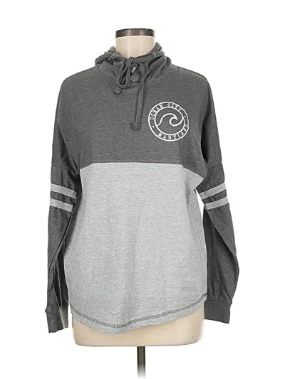 Pre-owned Assorted Brands Pullover Hoodie In Gray