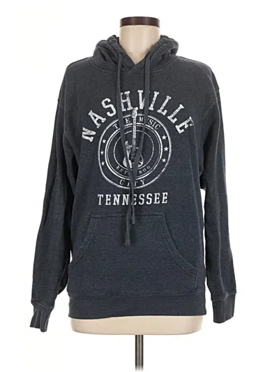 Pre-owned Assorted Brands Pullover Hoodie In Gray