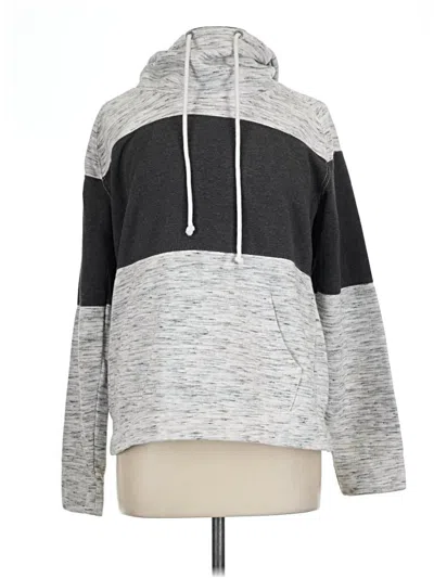 Pre-owned Assorted Brands Pullover Hoodie In Gray