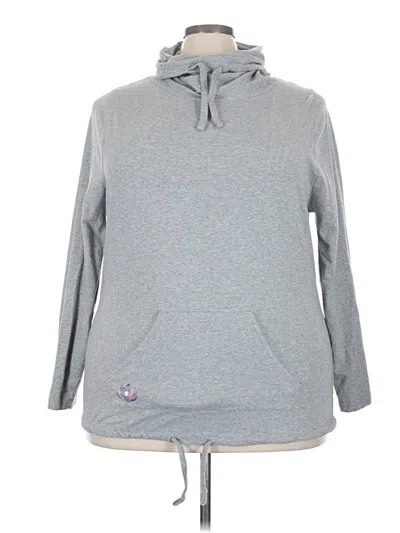 Pre-owned Assorted Brands Pullover Hoodie In Gray