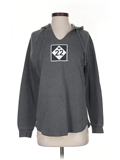 Pre-owned Assorted Brands Pullover Hoodie In Gray