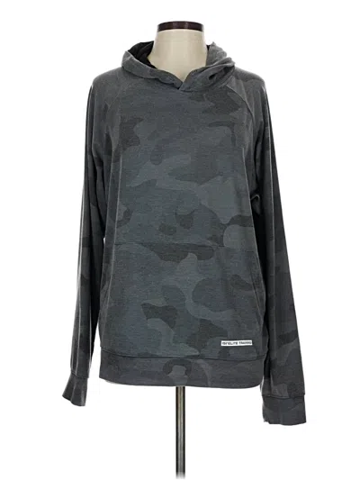 Pre-owned Assorted Brands Pullover Hoodie In Gray