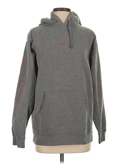 Pre-owned Assorted Brands Pullover Hoodie In Gray