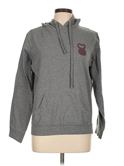 Pre-owned Assorted Brands Pullover Hoodie In Gray